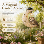 Solar Owl Moon Garden Light🦉