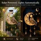 Solar Owl Moon Garden Light🦉