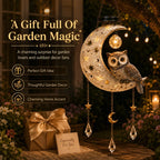 Solar Owl Moon Garden Light🦉